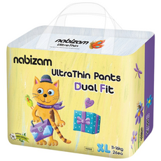 나비잠 기저귀 울트라씬 듀얼핏 팬티 1팩, 특대형(XL), 26매