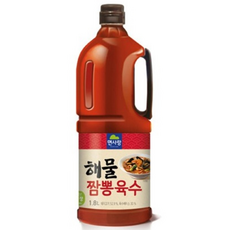 면사랑 해물 짬뽕육수 1.8L 짬뽕소스 짬뽕국물 짬뽕양념 짬뽕다시 업소용 가정용 캠핑용 식당, 2개