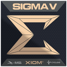 엑시옴 시그마5 (SIGMA 5) 탁구러버, max, 1개, 적색