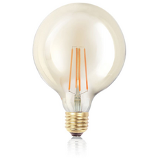 LED 전구 디자인램프 눈꽃 G125 에디슨 카페 인테리어 감성 캠핑, 1개, 전구색