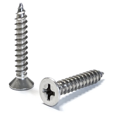 리우툴 스텐 피스 1종 태핑 나사 못 접시머리 M2 부터 M6 나무 조립 목공 콘크리트 벽 선반 칼블럭 낱개, 스텐 접시머리 1종 태핑나사, M2(2mm), 6mm, 1개