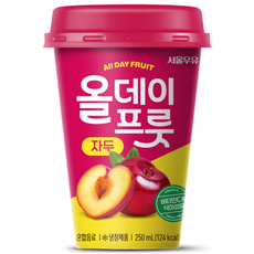 서울우유 올데이프롯 자두, 250ml, 10개