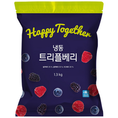 [생활앤] 냉동 트리플베리 1.3kg x 1팩, 1개