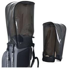 리젠시 골프백 후드커버 블랙에디션 똑딱이 버튼형 캐디백 방수 헤드커버 나일론 TPU, 다크블랙 버튼형