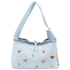 패리스독 피터팻 뉴 솔리드슬링 강아지 이동가방-블루(Blue), 1개, 블루