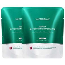 센텔리안24 마데카 더블 타이트닝 앰플 패드 리필 (파우치), 60개입, 2개