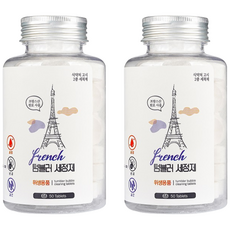 프렌치 텀블러 발포 클리너 2개 (총100정 한알에 5g)