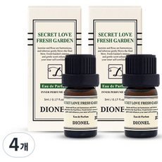 디오넬 시크릿러브 프레쉬 가든 퍼퓸, 4개, 5ml