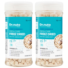 닥터뉴토 프레시케어 강아지 고양이 장유산균 동결건조 순살 북어 트릿 (장건강/배변활동 도움), 2개, 40g