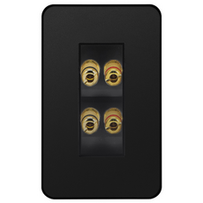 CHEIL ELECTRIC 工業用 The Art Plus 金屬黑 香蕉插座 4孔, 1個