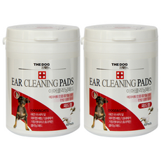 더독 이어클리닝 패드 40p, 175g, 2개