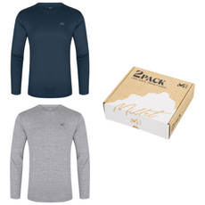 밀레 남성 봄 여름 긴팔 티셔츠 등산 라운드티셔츠 투팩 블랙야크 케이투