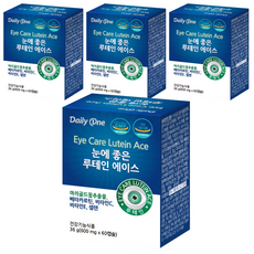 데일리원 눈에 좋은 루테인 에이스, 30정, 4개