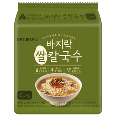 네이처빌 바지락 쌀칼국수 4입, 1세트