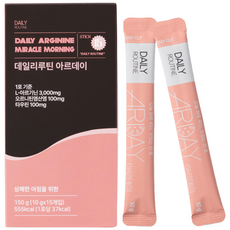 데일리루틴 아르기닌3000 시너지 비타민 콤부차 분말 스틱 약사설계 아르데이, 150g, 1박스