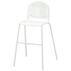 이케아 VILDGAS 어린이 식탁의자, 화이트