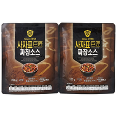 [5주년행사] 사자표거장 짜장소스 4+4 16인분, 8개, 200g