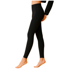 여성용 얇고 따뜻한 기모 레깅스 타이즈 3매 유발 무발