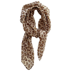 호피 헤어 커치프 두건 2color