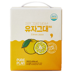 PURE PLAN 香水檸檬果汁, 2kg, 1盒