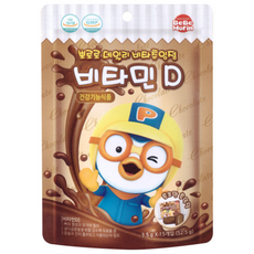 베베모린 뽀로로 데일리 초코맛 비타츄잉정 비타민D, 52.5g, 1개