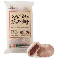이옥래 달지않은 전통 안흥찐빵 10개입 흑미, 10개, 50g