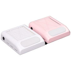 베로니 네일흡진기 80W 강력파워 필터 및 국내 전용 어댑터 포함, 화이트, 1개