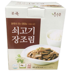 본죽 본 쇠고기 미니 장조림, 680g, 1개