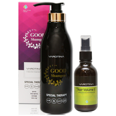 바로티나 헤어볼륨S 유산균 미스트 + 굿샴푸 500ml 샴푸 미용실 샴푸 두피관리 셀프헤어클리닉, 1세트