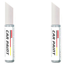 테슬라용 카페인트 붓펜 PPSW 퓨어화이트멀티 + 투명마감제 2개1세트 자동차도색 차량용 터치업, 1개