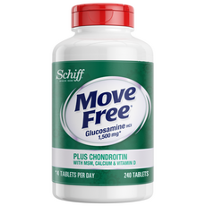 무브프리 글루코사민 HCI 1500mg 플러스 콘드로이틴 타블렛, 1개, 240정