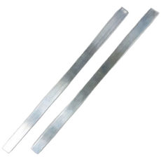 낮은 알루미늄 각봉 2개 50cm (높이 3mm)