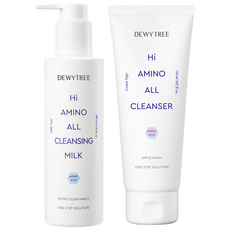 DEWYTREE 胺基酸多效潔面乳 200ml+泡沫潔面乳 150ml組, 1組