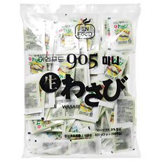 이엔 905 미니 일회용 생와사비 600g (3g X 200개) 고추냉이 1회용 포장용 배달용 와사비, 1개