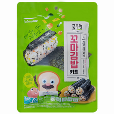 풀무원 노을 해심 꼬마김밥 키트, 39.7g, 2개