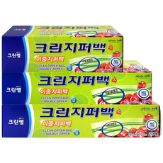 크린랲 크린지퍼백, 혼합, 20개입, 1세트