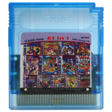 GBC 게임보이 컬러 61 합팩 게임타이틀 투명블루