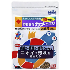 히카리 카메노에사 반수생거북이사료 대립자 성체용, 500g, 1개