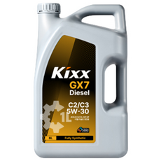 KIXX GX7 디젤 C2 C3 5W30 6L 디젤 엔진오일, KIXX GX7 디젤 C2/C3 5W30_6L, 1개