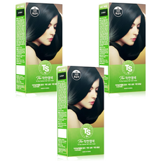 TRUST TS 染髮劑 120g, 5號(自然黑棕), 3個