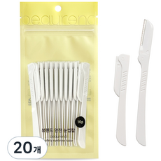 Lashtok 折疊眉刀, 白色, 20個