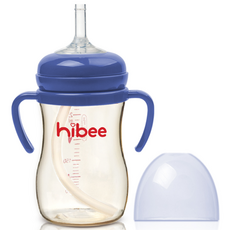 hibee EASYU重力球吸管學習杯 第2階段, 海軍藍, 1個