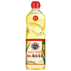 백설 옥수수유, 900ml, 2개