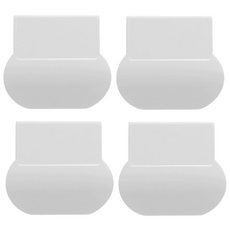 [무심] 욕실 변기커버 위생 손잡이, 화이트, 4개