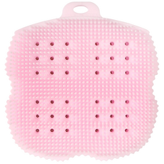 비비또 실리콘 베이비 타월, 핑크, 1개