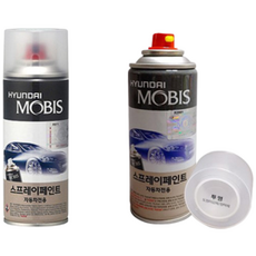 순정품 현대 그랜져IG NB9 미드나이트블랙 스프레이 + 투명스프레이 자동차 도색 차량용 카페인트, 1세트, 블랙, 투명