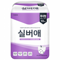 실버애성인기저귀 와이드매직 특대형 프리미엄 겉기저귀 80매 1박스 10매*8팩, 10개입, 8팩