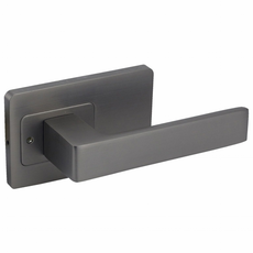 하이엔드 프리미엄 변색없는 니켈도금 사각 방문손잡이 문고리 레버 도어락 시공편리, 1개, BN(블랙니켈)