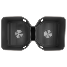 지파츠 싼타페 MX5 실내 1열 컵홀더 논슬립 수납함 친환경 실리콘 소재 커버, 블랙, 1열 컵홀더 커버 (D-3)