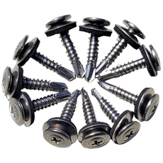 렉산 지붕 샌드위치판넬 트러스 구조물 금속 외장재 비가림 방수 피스 와샤 고정피스 철물 스테인리스 SUS 10*25 100, 100개, 25mm, 엠10